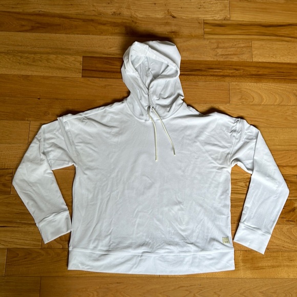NWOT Vuori Terry Hoodie, white, size S - Picture 1 of 2